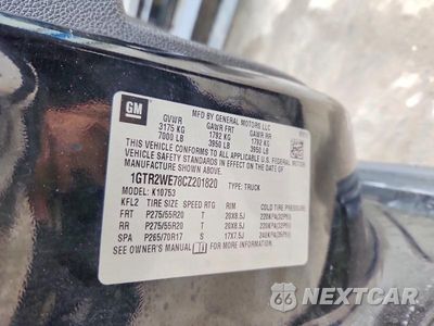 Zdjęcie 12 z 12 samochodu: 2012 GMC SIERRA K1500 SLT VIN:1GTR2WE78CZ201820 - miniatura