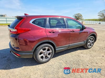 Trzecie zdjęcie samochodu z tyłu: 2018 HONDA CR-V EXL VIN:7FARW2H81JE091329 - miniatura