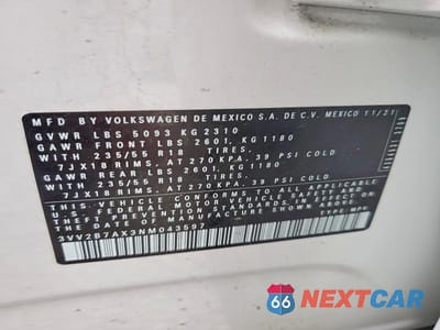 Zdjęcie 14 z 14 samochodu: 2022 VOLKSWAGEN TIGUAN SE VIN:3VV2B7AX3NM043597 - miniatura