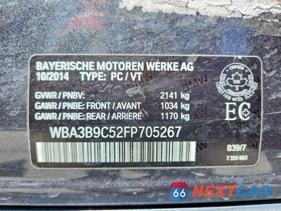 Zdjęcie 12 z 12 samochodu: 2015 BMW 335 XI VIN:WBA3B9C52FP705267 - miniatura