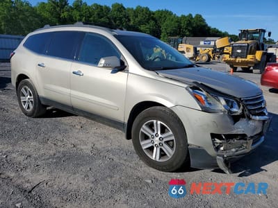 Czwarte zdjęcie samochodu z boku: 2015 CHEVROLET TRAVERSE VIN:1GNKVHKD5FJ184967 - miniatura