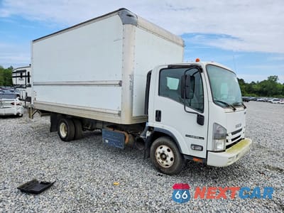 Czwarte zdjęcie samochodu z boku: 2019 ISUZU NPR HD - BOX TRUCK VIN:JALC4W161K7008009 - miniatura