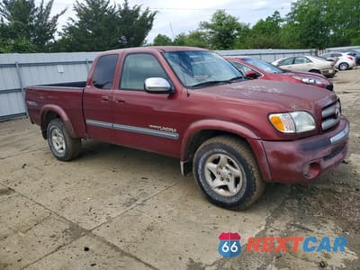 Czwarte zdjęcie samochodu z boku: 2003 TOYOTA TUNDRA ACCESS CAB SR5 VIN:5TBRT34183S430002 - miniatura