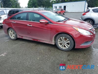 Czwarte zdjęcie samochodu z boku: 2014 HYUNDAI SONATA GLS VIN:5NPEB4AC1EH939989 - miniatura