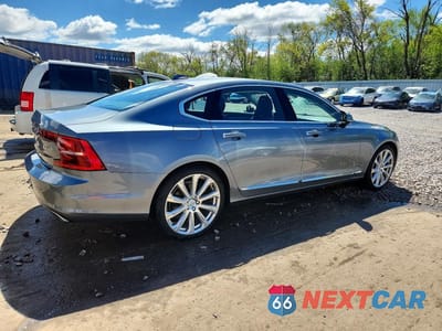 Trzecie zdjęcie samochodu z tyłu: 2018 VOLVO S90 T8 INSCRIPTION VIN:LVYBC0AL9JP035873 - miniatura
