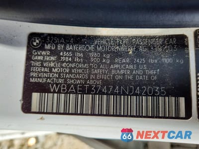Zdjęcie 12 z 12 samochodu: 2004 BMW 325 I VIN:WBAET37474NJ42035 - miniatura