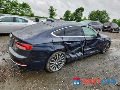 Trzecie zdjęcie samochodu z tyłu: 2018 AUDI A5 PREMIUM PLUS VIN:WAUBNCF50JA130657 - miniatura
