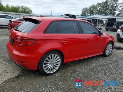 Trzecie zdjęcie samochodu z tyłu: 2017 AUDI A3 E-TRON PREMIUM VIN:WAUUPBFF7HA049168 - miniatura