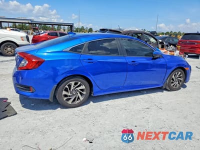 Trzecie zdjęcie samochodu z tyłu: 2018 HONDA CIVIC EX VIN:19XFC2F74JE027020 - miniatura