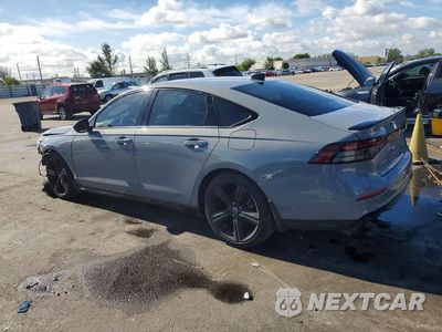 Drugie zdjęcie samochodu z przodu: 2023 HONDA ACCORD HYBRID SPORT-L VIN:1HGCY2F70PA038596 - miniatura
