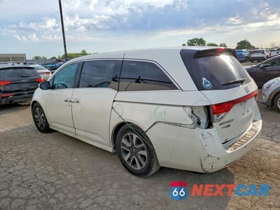 Drugie zdjęcie samochodu z przodu: 2014 HONDA ODYSSEY TOURING VIN:5FNRL5H93EB059177 - miniatura