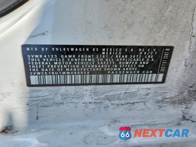 Zdjęcie 12 z 12 samochodu: 2021 VOLKSWAGEN JETTA S VIN:3VWC57BU1MM086958 - miniatura