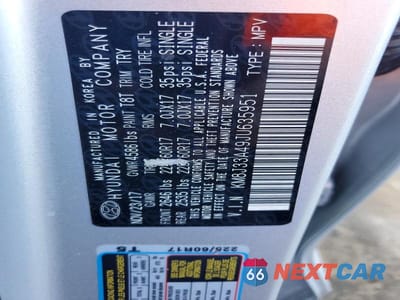 Zdjęcie 12 z 12 samochodu: 2018 HYUNDAI TUCSON SEL PLUS VIN:KM8J33A49JU635951 - miniatura