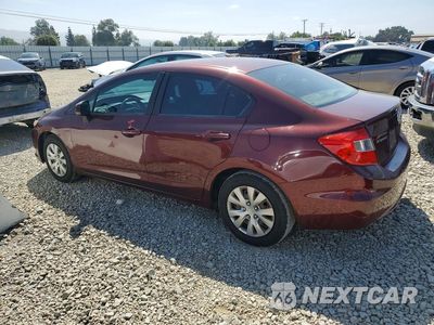 Drugie zdjęcie samochodu z przodu: 2012 HONDA CIVIC LX VIN:19XFB2F53CE362354 - miniatura