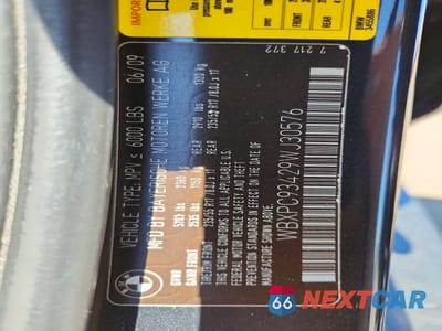 Zdjęcie 13 z 13 samochodu: 2009 BMW X3 XDRIVE30I VIN:WBXPC93429WJ30576 - miniatura