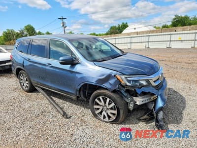 Czwarte zdjęcie samochodu z boku: 2019 HONDA PILOT EXL VIN:5FNYF6H56KB091414 - miniatura
