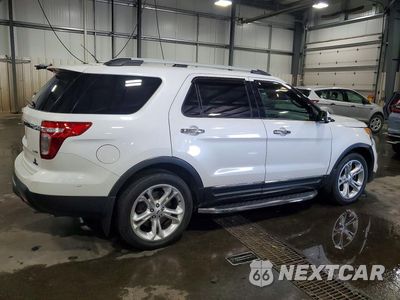 Trzecie zdjęcie samochodu z tyłu: 2014 FORD EXPLORER LIMITED VIN:1FM5K8F87EGB34123 - miniatura