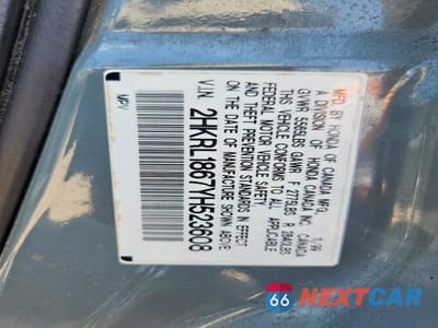 Zdjęcie 13 z 13 samochodu: 2000 HONDA ODYSSEY EX VIN:2HKRL1867YH523608 - miniatura