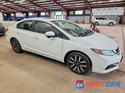 Czwarte zdjęcie samochodu z boku: 2014 HONDA CIVIC EXL VIN:19XFB2F95EE275691 - miniatura