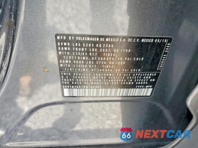 Zdjęcie 13 z 13 samochodu: 2019 VOLKSWAGEN TIGUAN S VIN:3VV1B7AX1KM145942 - miniatura