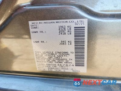 Zdjęcie 13 z 13 samochodu: 2025 NISSAN ALTIMA SV VIN:1N4BL4DV3SN367824 - miniatura