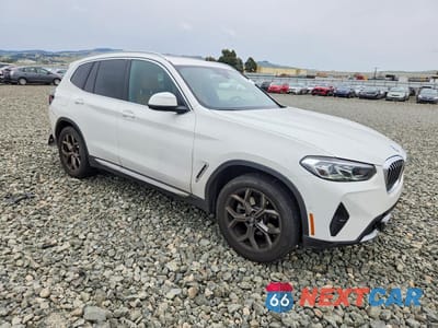 Czwarte zdjęcie samochodu z boku: 2024 BMW X3 XDRIVE30I VIN:5UX53DP00R9X42822 - miniatura