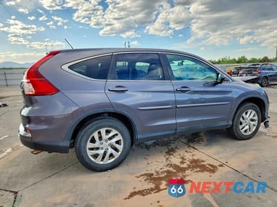 Trzecie zdjęcie samochodu z tyłu: 2015 HONDA CR-V EX VIN:5J6RM4H57FL009833 - miniatura