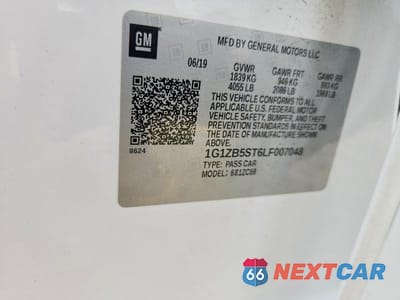 Zdjęcie 12 z 12 samochodu: 2020 CHEVROLET MALIBU LS VIN:1G1ZB5ST6LF007048 - miniatura