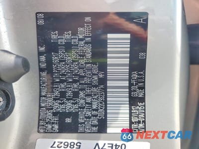 Zdjęcie 13 z 13 samochodu: 2009 TOYOTA SIENNA XLE VIN:5TDZK22C79S237714 - miniatura