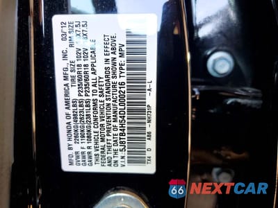 Zdjęcie 13 z 13 samochodu: 2013 ACURA RDX TECHNOLOGY VIN:5J8TB4H54DL000216 - miniatura