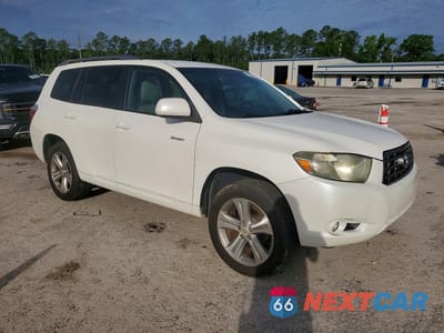 Czwarte zdjęcie samochodu z boku: 2008 TOYOTA HIGHLANDER SPORT VIN:JTEDS43A782006705 - miniatura
