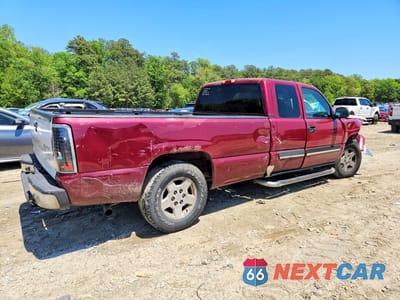 Trzecie zdjęcie samochodu z tyłu: 2006 CHEVROLET SILVERADO K1500 VIN:1GCEK19Z76E215801 - miniatura