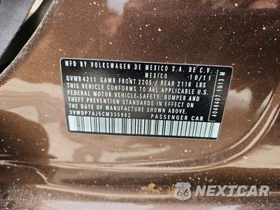 Zdjęcie 12 z 12 samochodu: 2012 VOLKSWAGEN JETTA SE VIN:3VWDP7AJ5CM335962 - miniatura