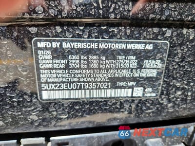 Zdjęcie 14 z 14 samochodu: 2026 BMW X5 XDRIVE40I VIN:5UX23EU07T9357021 - miniatura