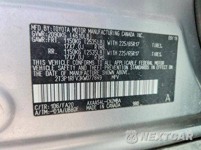 Zdjęcie 13 z 13 samochodu: 2019 TOYOTA RAV4 XLE VIN:2T3P1RFV3KW077849 - miniatura