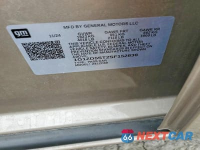 Zdjęcie 13 z 13 samochodu: 2025 CHEVROLET MALIBU LT VIN:1G1ZD5ST2SF152838 - miniatura