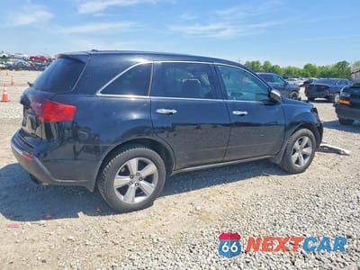 Trzecie zdjęcie samochodu z tyłu: 2012 ACURA MDX TECH ENT. VIN:2HNYD2H26CH513885 - miniatura