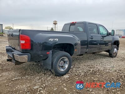 Trzecie zdjęcie samochodu z tyłu: 2011 GMC SIERRA K3500 SLT VIN:1GT424C85BF170827 - miniatura