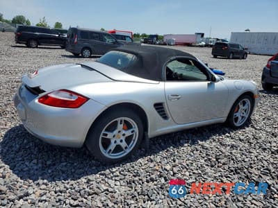 Trzecie zdjęcie samochodu z tyłu: 2007 PORSCHE BOXSTER VIN:WP0CA29867U710389 - miniatura