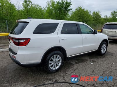 Trzecie zdjęcie samochodu z tyłu: 2019 DODGE DURANGO SXT VIN:1C4RDJAG7KC606555 - miniatura