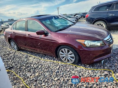 Czwarte zdjęcie samochodu z boku: 2012 HONDA ACCORD EX VIN:1HGCP2F70CA040846 - miniatura