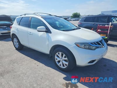 Czwarte zdjęcie samochodu z boku: 2012 NISSAN MURANO S VIN:JN8AZ1MW7CW217808 - miniatura