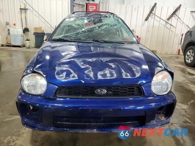 Piąte zdjęcie samochodu w środku: 2002 SUBARU IMPREZA TS VIN:JF1GG65522G800672 - miniatura