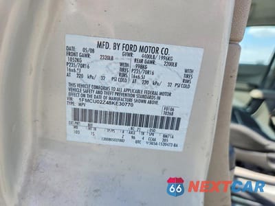 Zdjęcie 12 z 12 samochodu: 2008 FORD ESCAPE XLS VIN:1FMCU02Z48KE30770 - miniatura