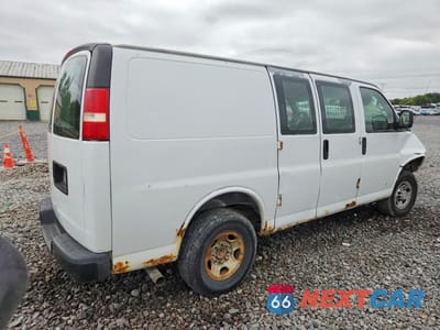 Trzecie zdjęcie samochodu z tyłu: 2007 CHEVROLET EXPRESS G2500 VIN:1GCGG25VX71168808 - miniatura