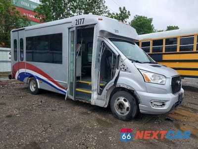 2021 FORD TRANSIT T-350 HD HANDICAP ACCESSIBLE PAS 1FDES6PG6MKA07613 - główne zdjęcie licytacji z USA - miniatura