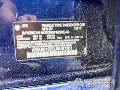 Zdjęcie 10 z 14 samochodu: 2018 BMW 320 I VIN:WBA8E1G50JNU91361 - miniatura