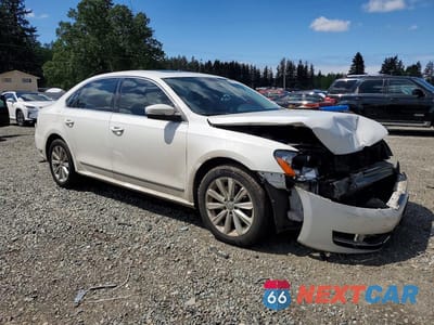 Czwarte zdjęcie samochodu z boku: 2013 VOLKSWAGEN PASSAT SEL VIN:1VWCP7A33DC014678 - miniatura