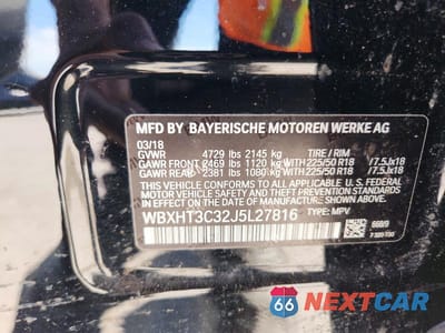 Zdjęcie 13 z 13 samochodu: 2018 BMW X1 XDRIVE28I VIN:WBXHT3C32J5L27816 - miniatura