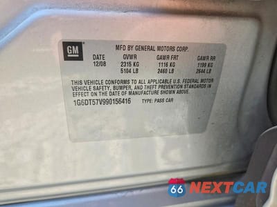 Zdjęcie 12 z 12 samochodu: 2009 CADILLAC CTS HI FEATURE V6 VIN:1G6DT57V990156416 - miniatura